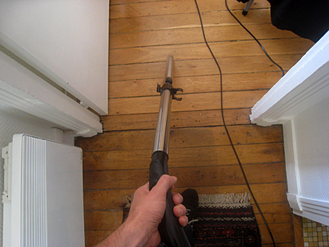 Je passe l'aspirateur