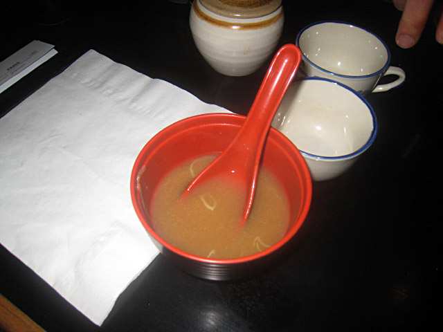 Je bois de la soupe