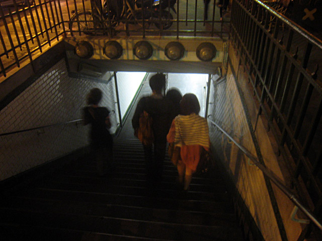 Je prends le métro