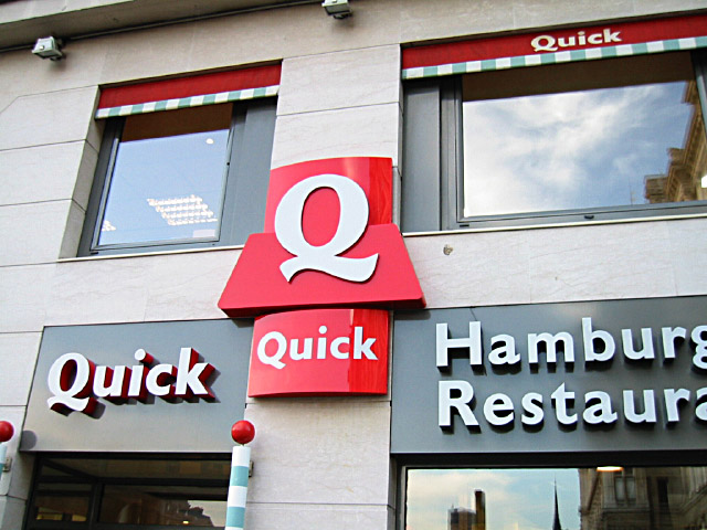 Nous allons chez Quick