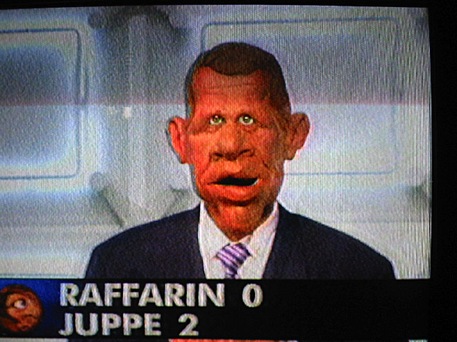 Je regarde la télévision