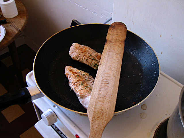 Je prépare à manger