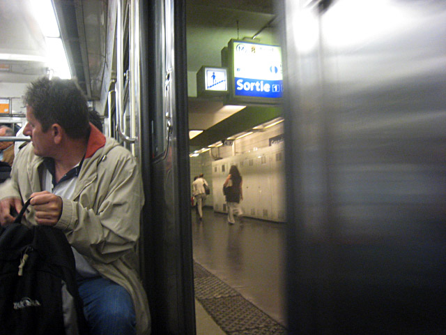 Je prends le métro
