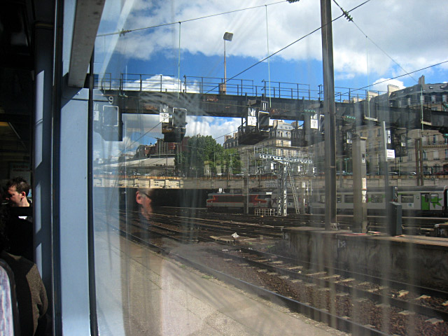 Le train démarre