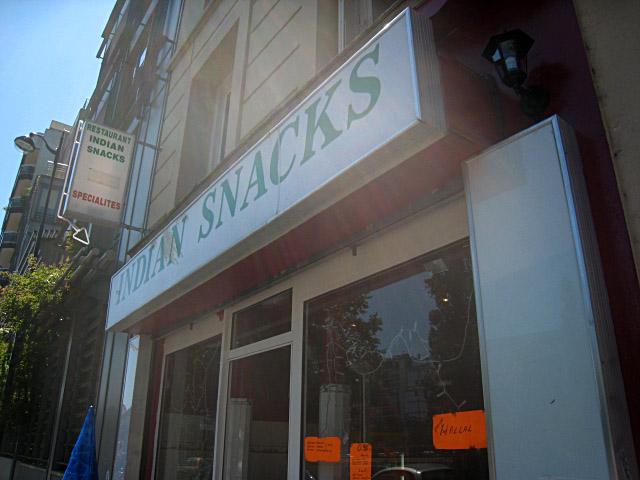Nous allons chez Indian Snacks