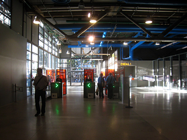 Passage au controle des tickets