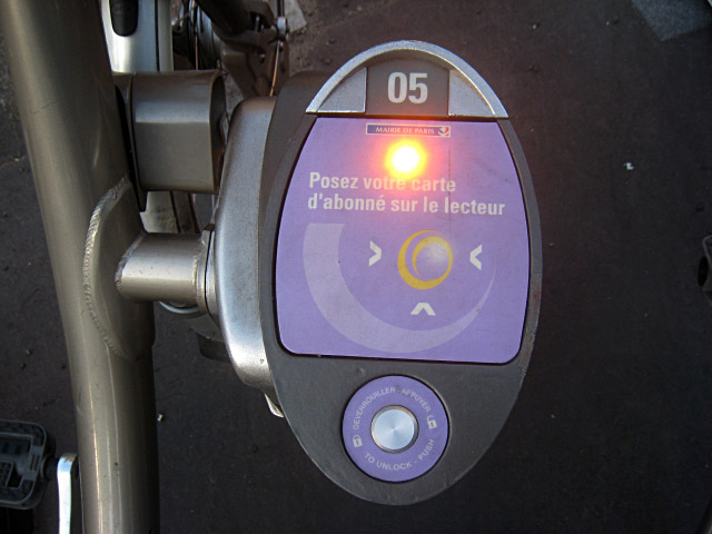 Je gare mon vélo