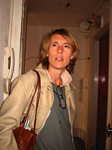 Journée de travail avec Catherine. Elle part