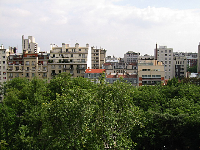 J'arrive chez Pascale. Je regarde la vue