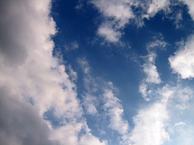 Je regarde le ciel