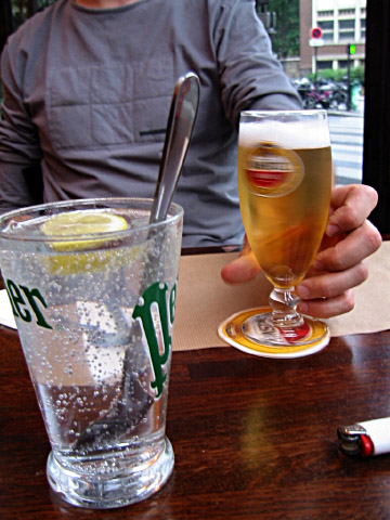 Je bois un perrier