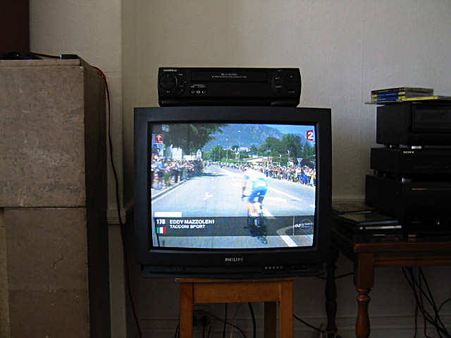 Je regarde le tour de France