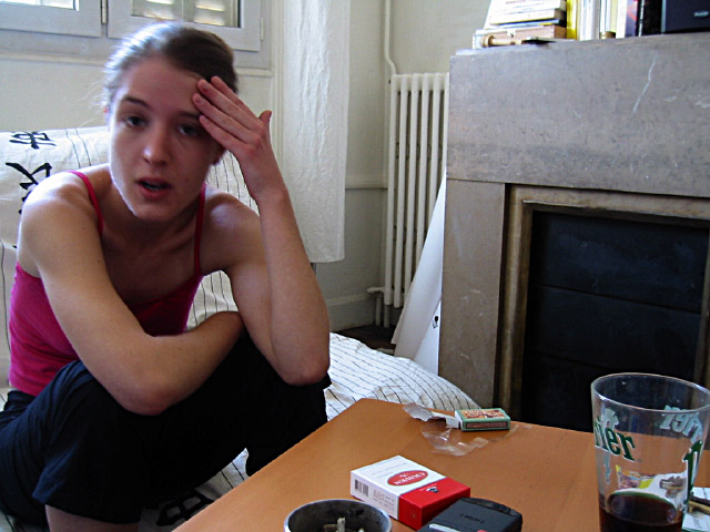 Visite de Justine