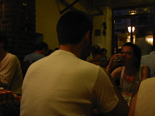 L'intérieur du restaurant