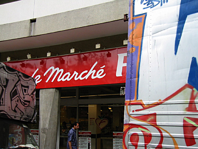 Nous allons au Franprix