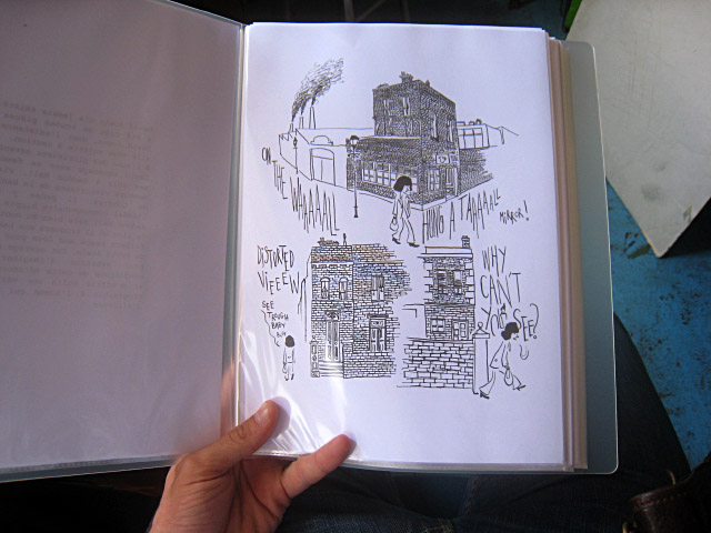 Néjib me fait lire sa BD