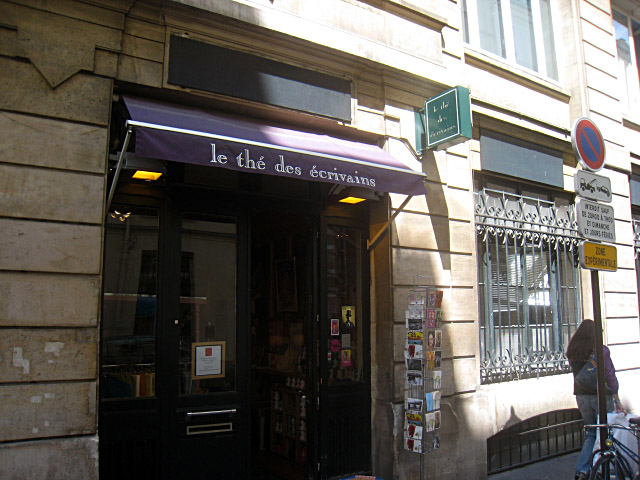 J'arrive au Thé des Ecrivains