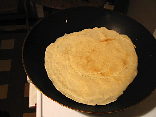 Nous allons chez moi faire des crêpes