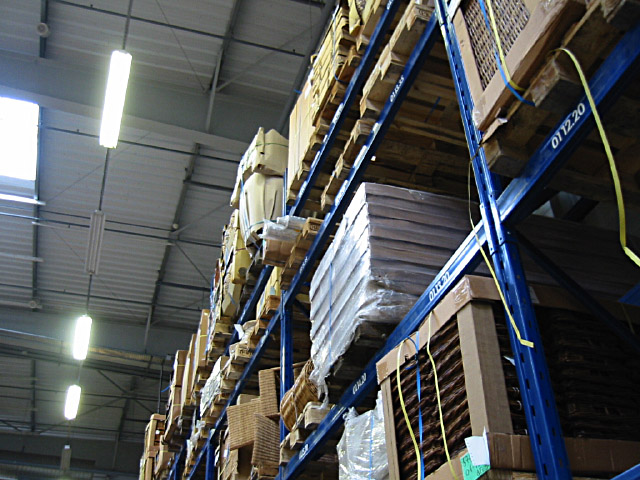 Nous allons dans le hangar récupérer nos achats