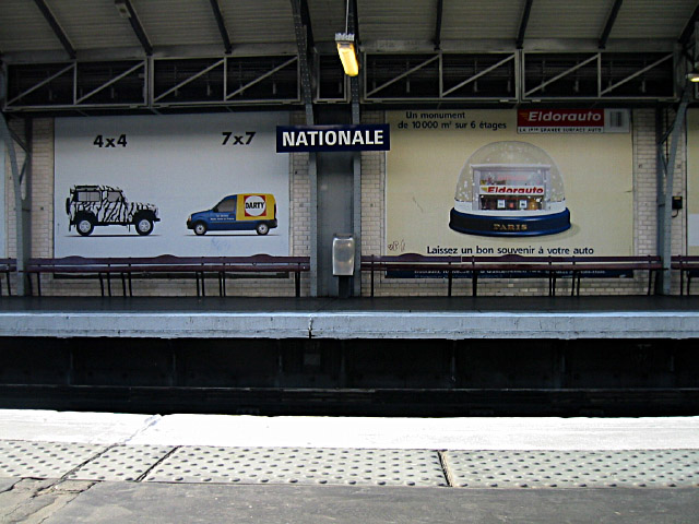 Je prends le métro