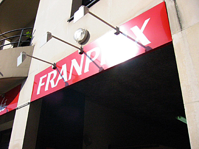 Nous allons au Franprix