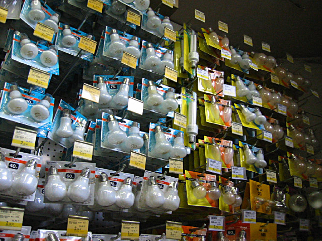 J'appelle de quoi fabriquer des lampes