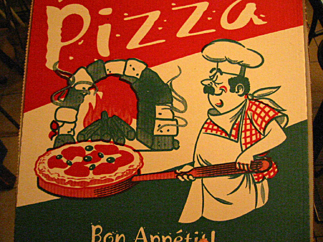 Notre pizza est prête