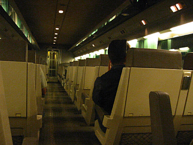 L'intérieur du wagon