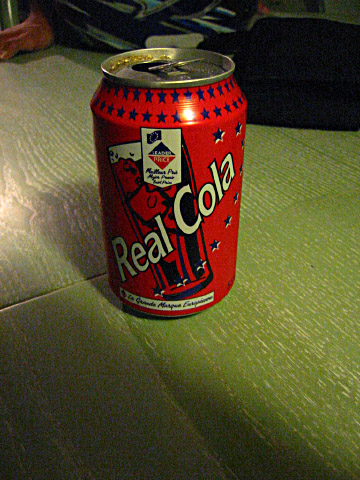 Je bois un real cola