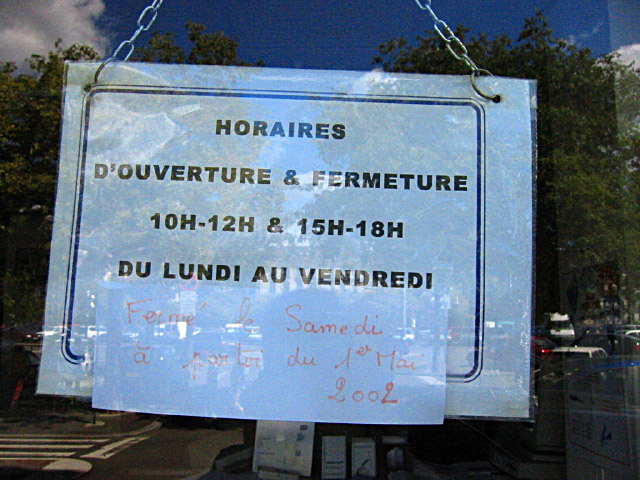 J'arrive au bureau de Patrick