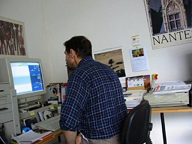 Je vais au bureau de Patrick