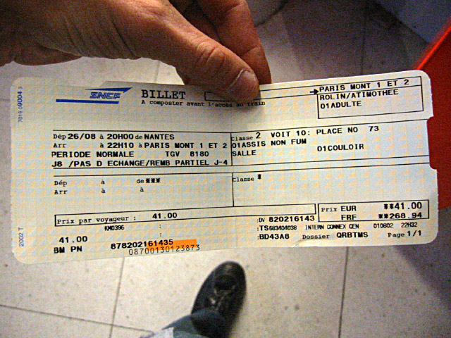 Nous allons à la gare
