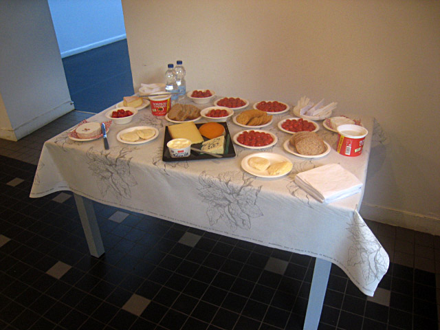 Un buffet est prévu