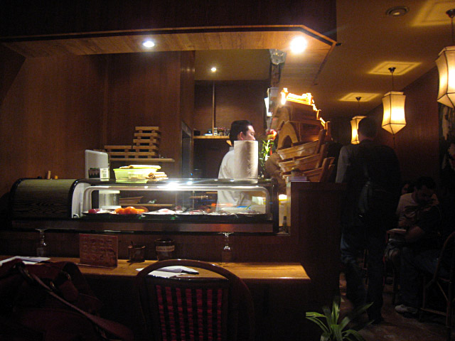 L'intérieur du restaurant