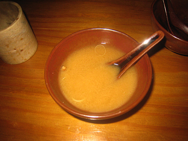 Je bois de la soupe
