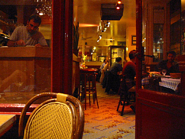 L'intérieur du restaurant