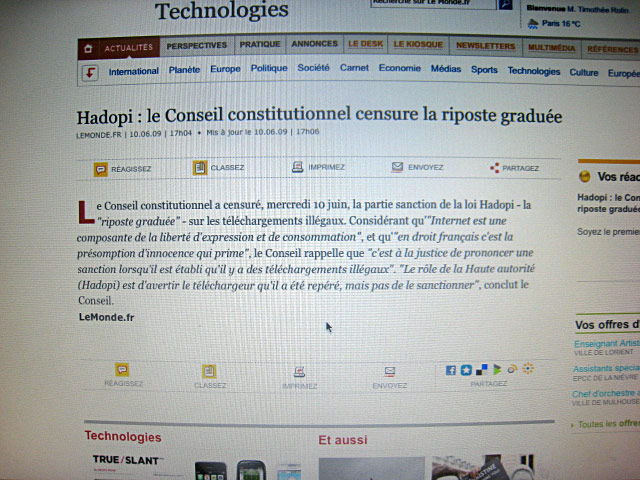 Je m'informe