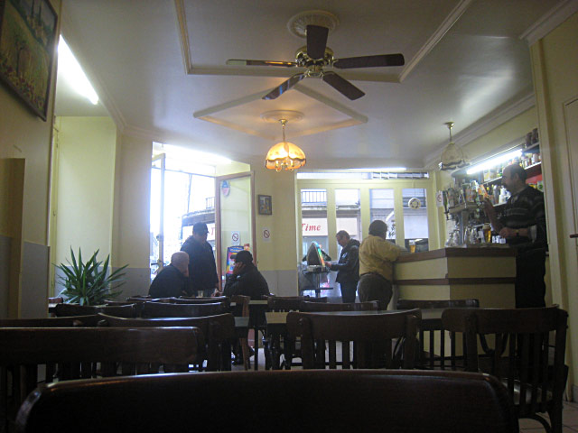 L'intérieur du bar