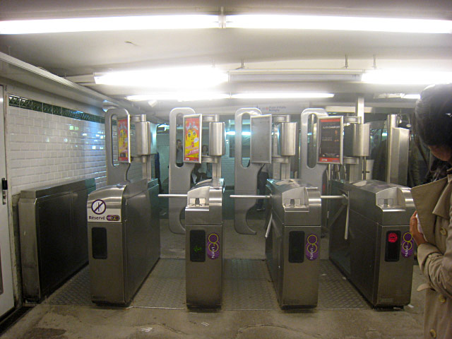 Je prends le métro