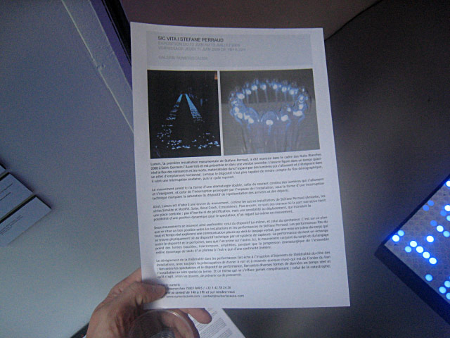 Je lis la notice de l'exposition
