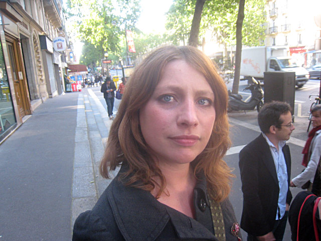 Je discute avec Sandrine