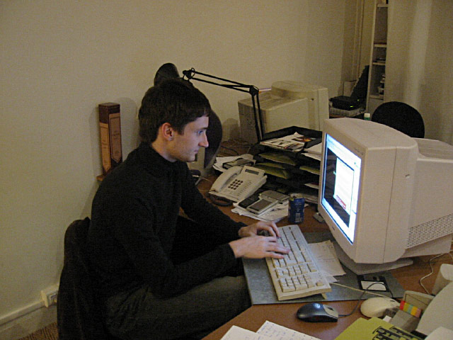 Philippe au travail