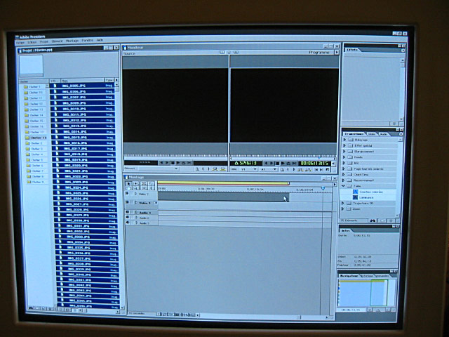 Je travaille sur Six mois, une vidéo pour Transimages