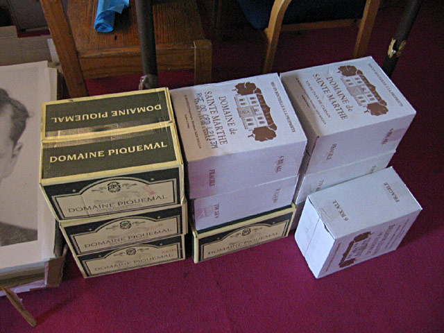 Du vin pour le vernissage
