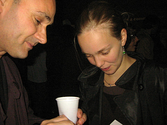 Marie avec un ami