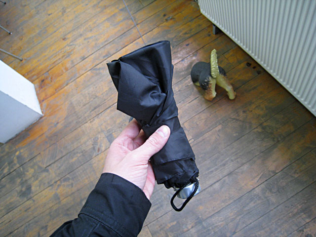 Je récupère mon parapluie