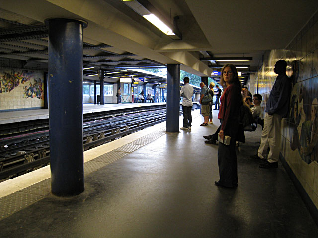 Je prends le métro