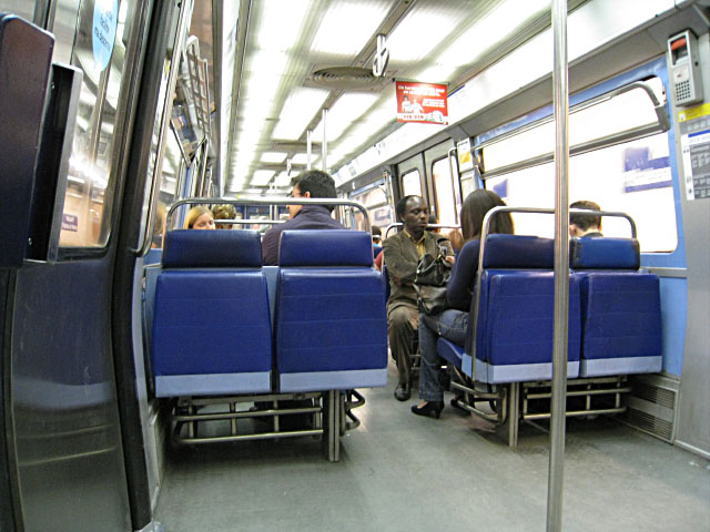 Je prends le métro