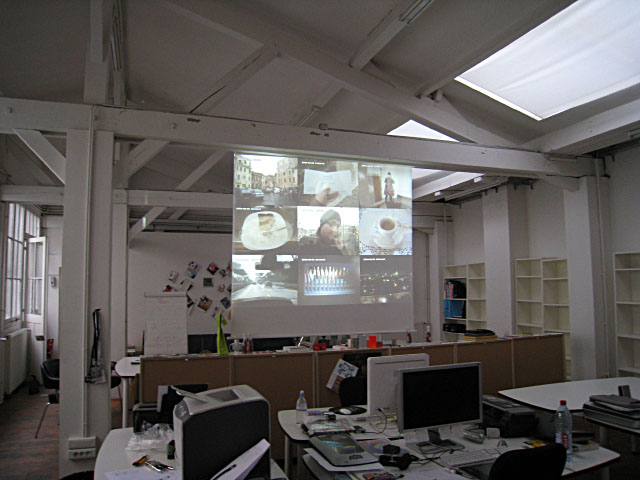 Nous projetons ma vidéo en guise de test