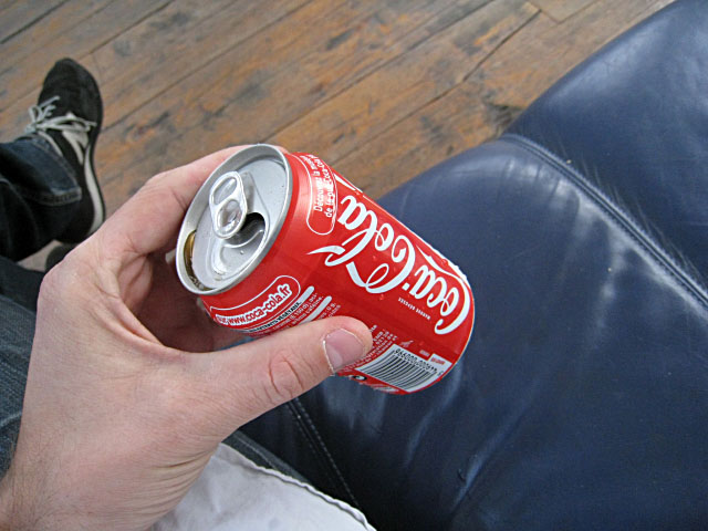 Je bois un coca
